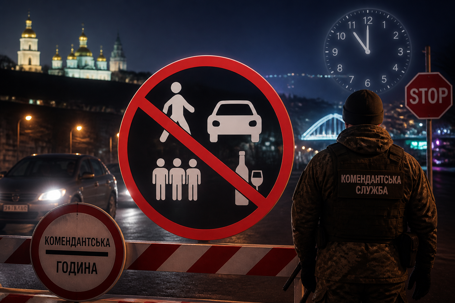 Что запрещено во время комендантского часа