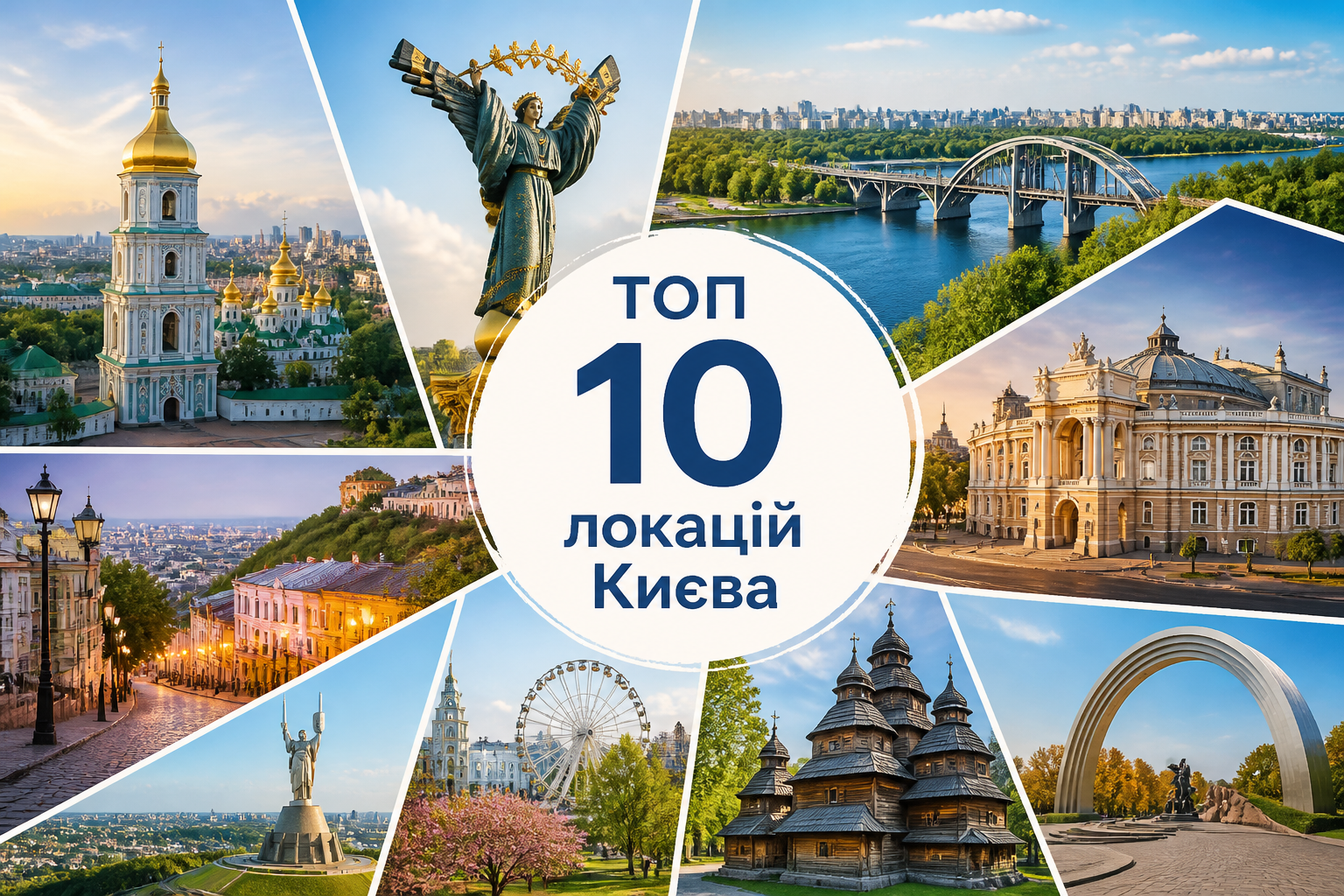 топ 10 локаций Киева