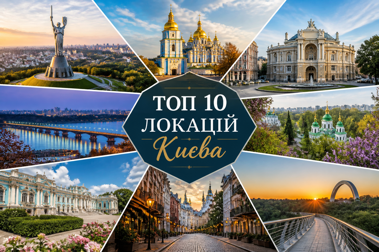 топ 10 локаций Киева