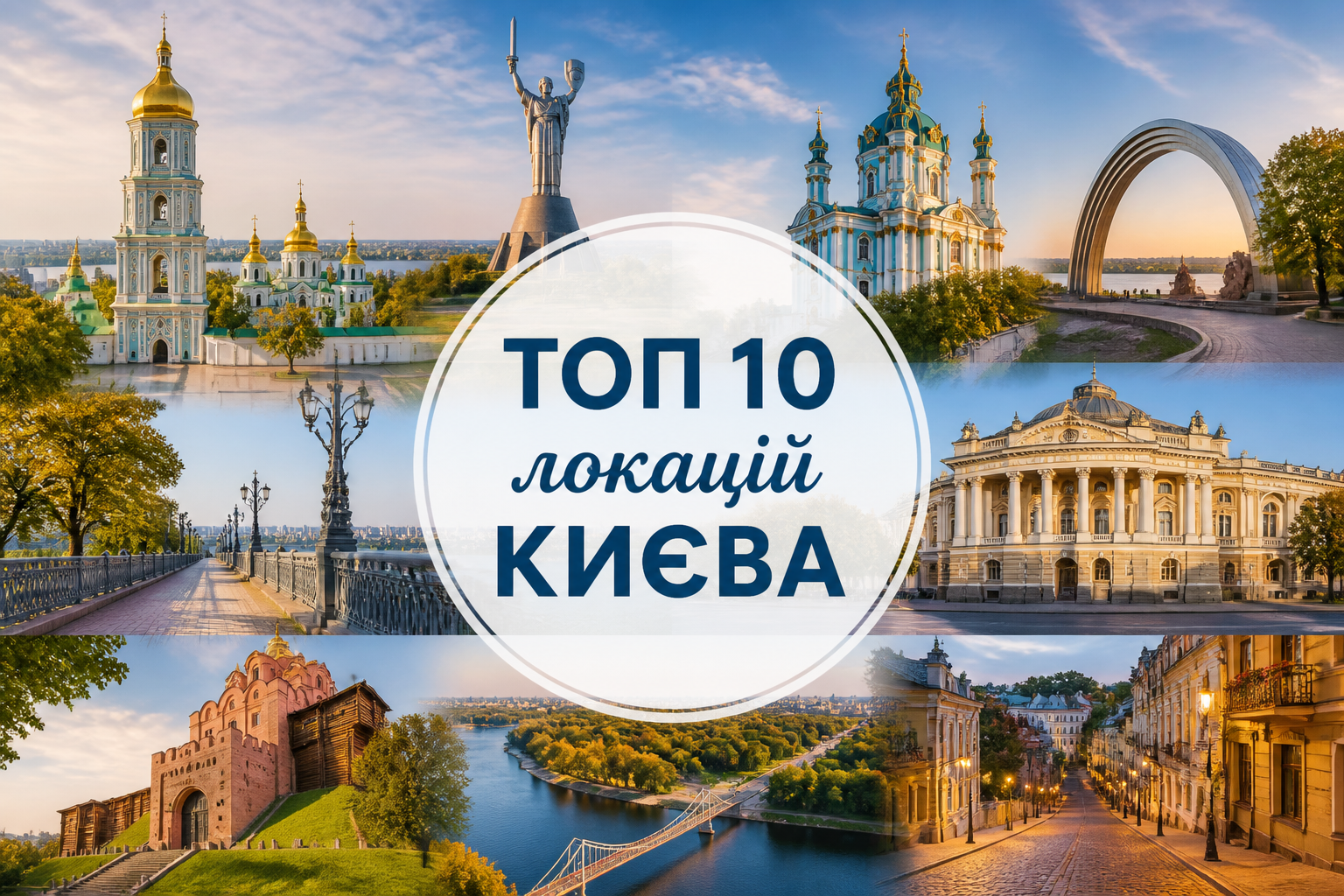 топ 10 локаций Киева