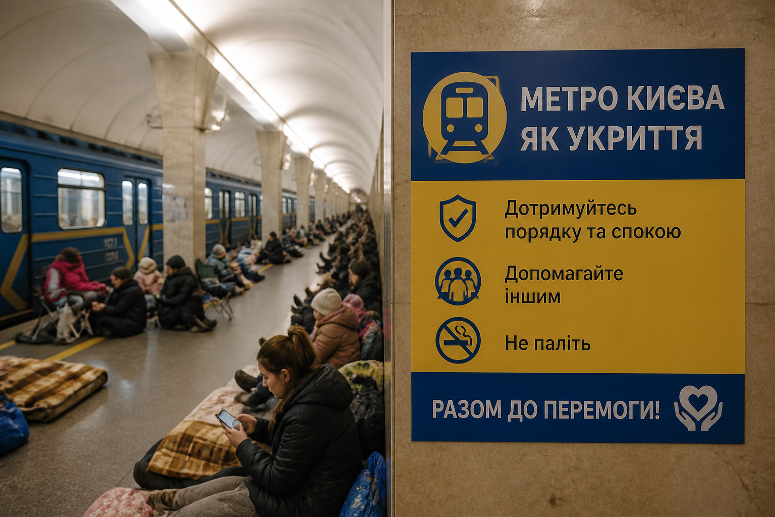 Метро Києва як укриття: станції і правила