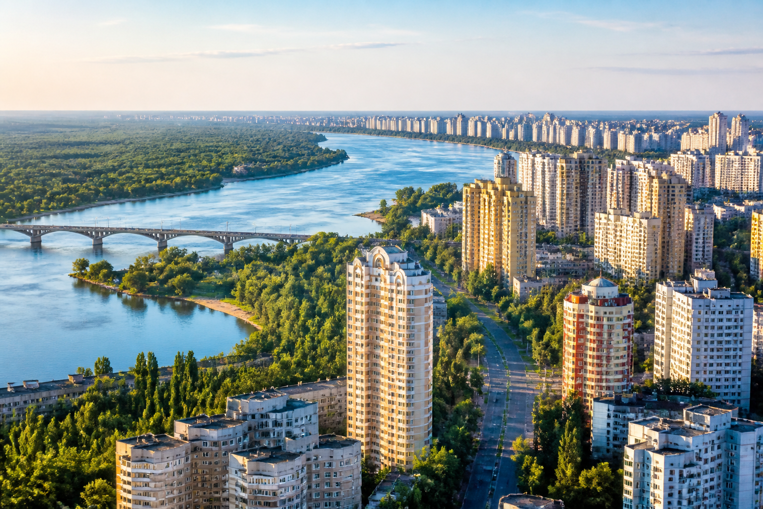 Левый берег: простор, Днепр и своя жизнь