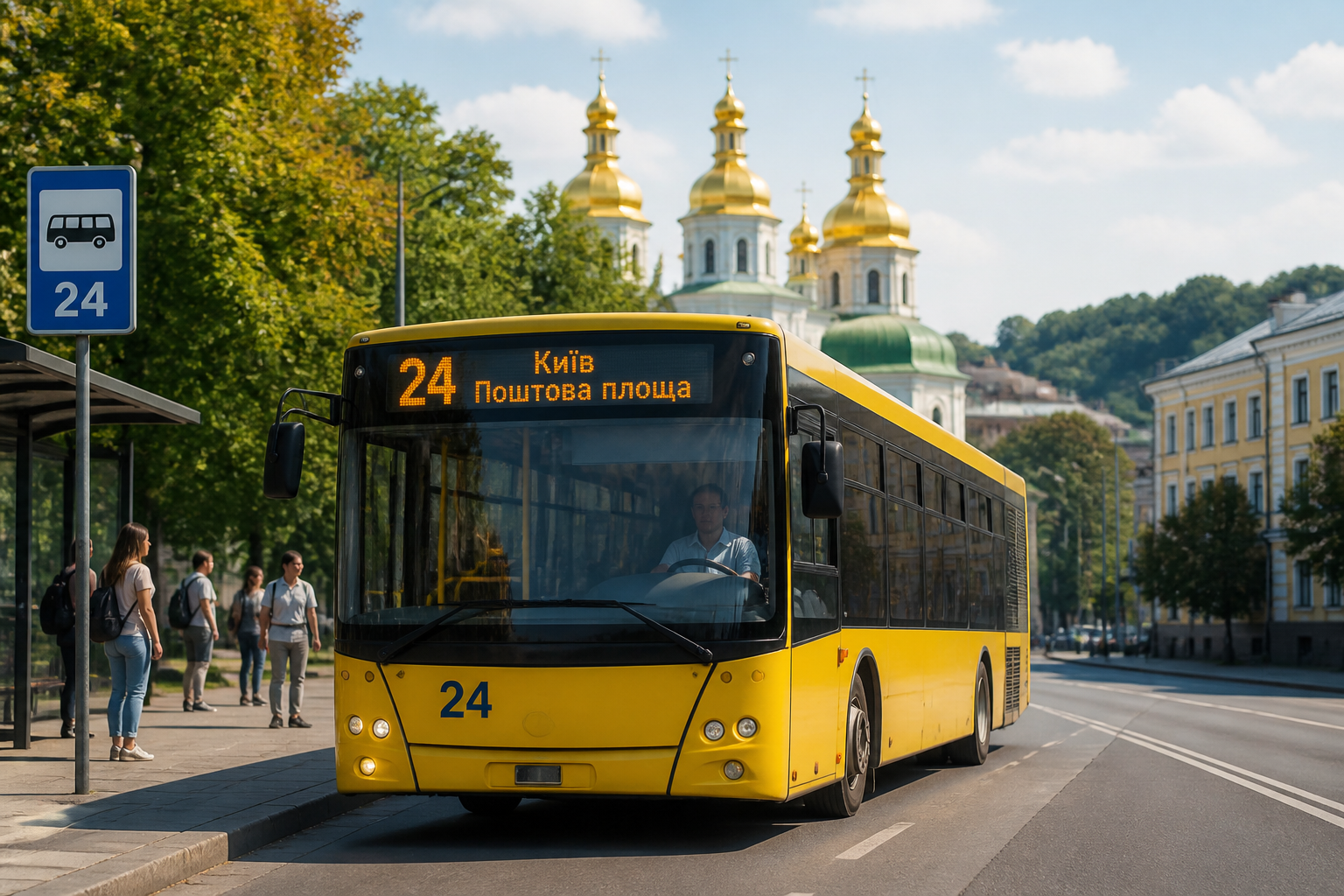 Автобус №24 Київ: маршрут, зупинки, розклад