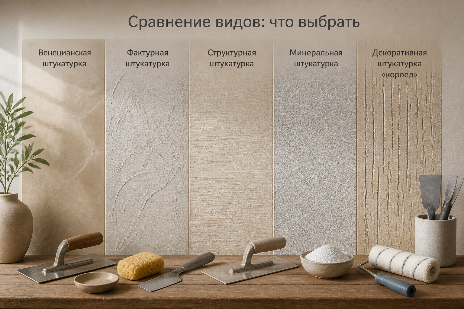 Сравнение видов: что выбрать