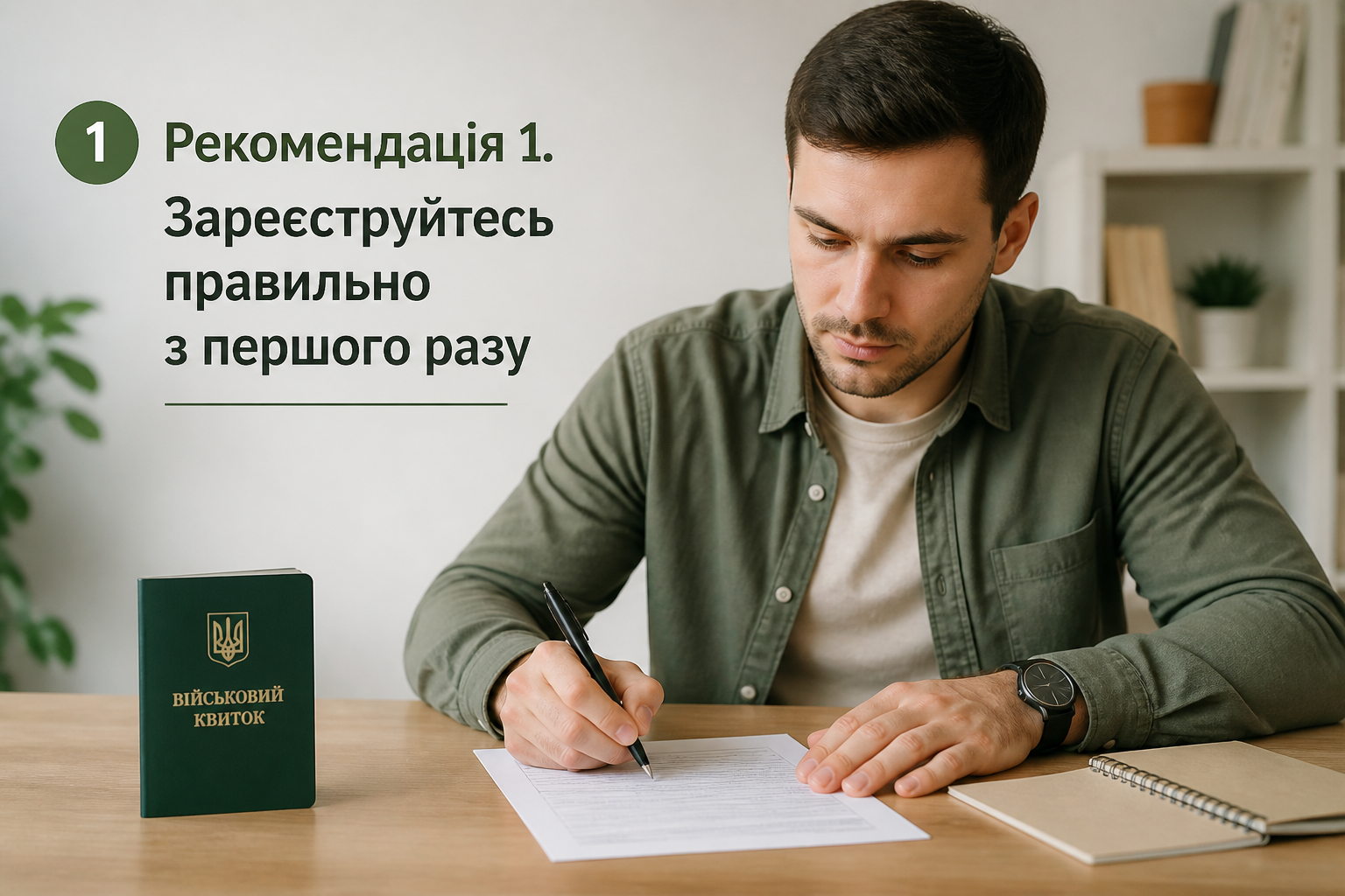 Рекомендация 1. Зарегистрируйтесь правильно с первого раза