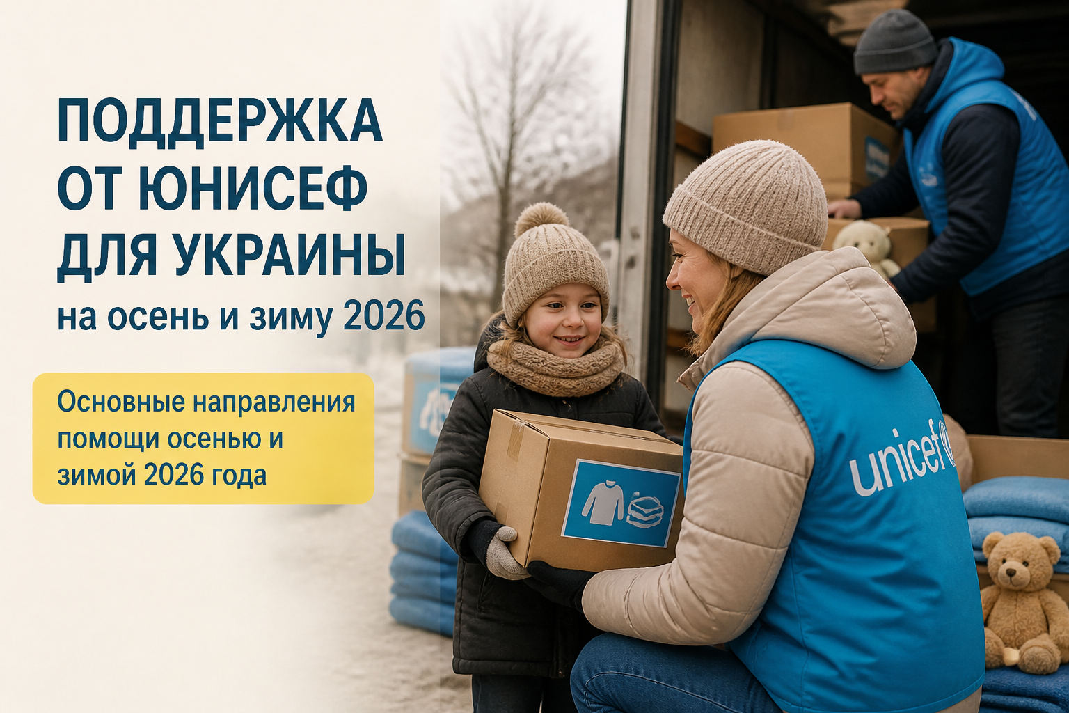 Основные направления помощи осенью и зимой 2026 года