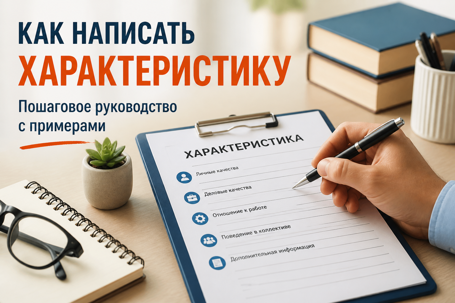 Как написать характеристику: структура, примеры, советы