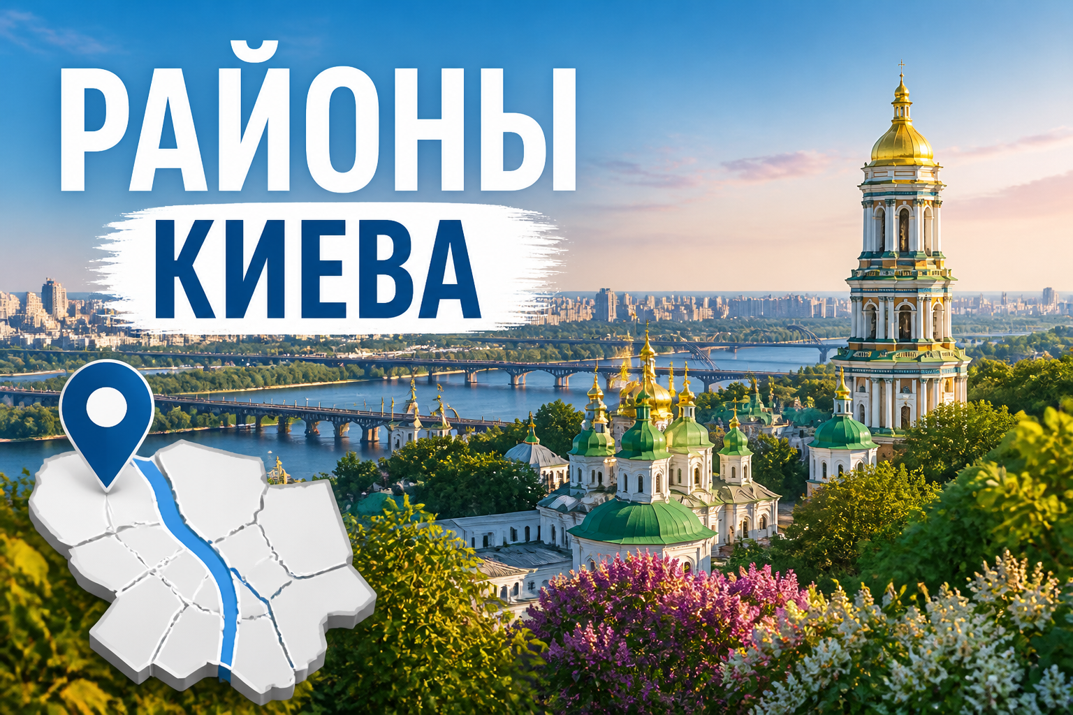 Районы Киева: подробный обзор всех 10 районов