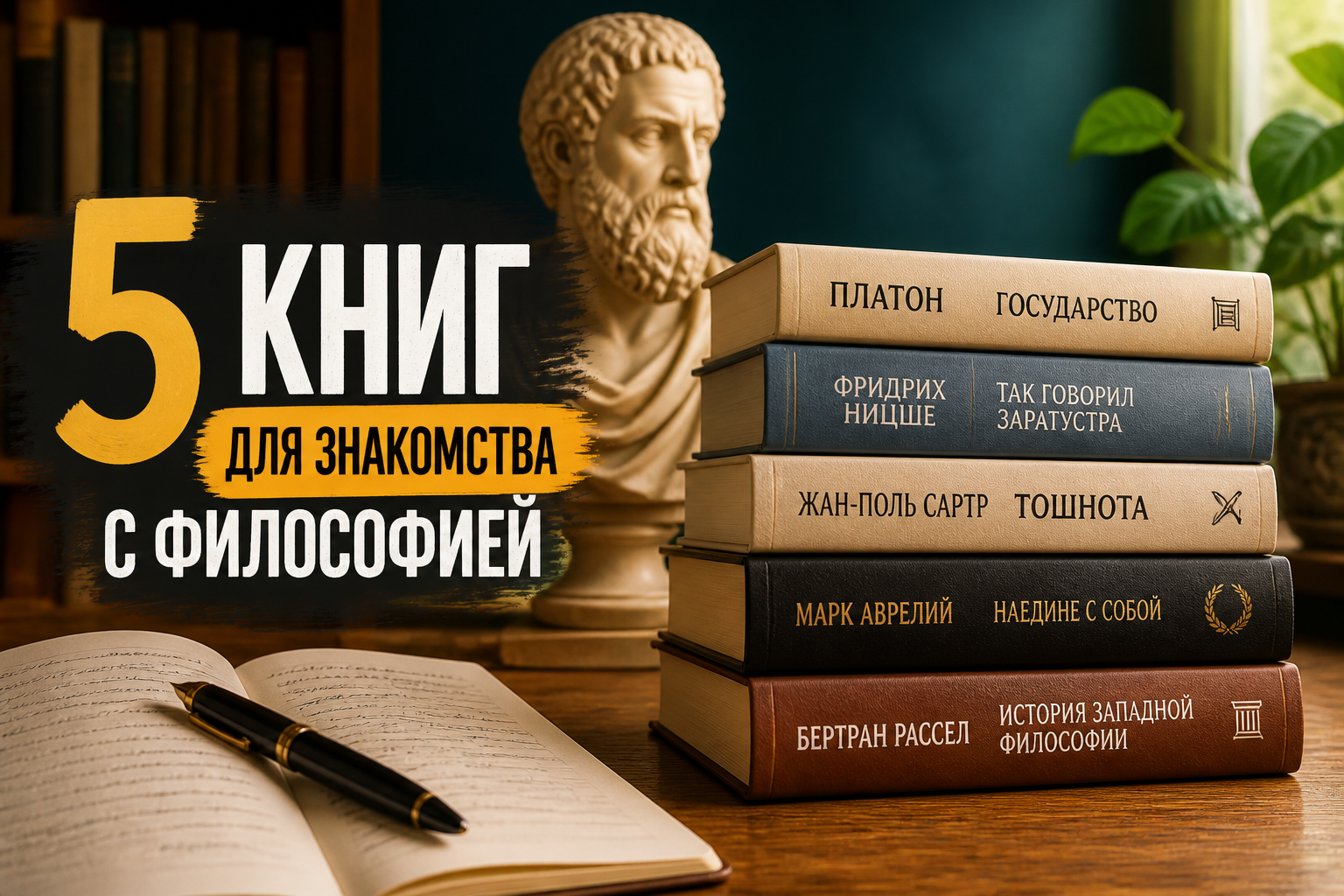 5 книг для знакомства с философией: с чего начать