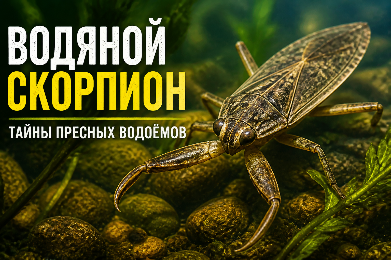 Водяной скорпион: кто это и как живёт в водоёмах