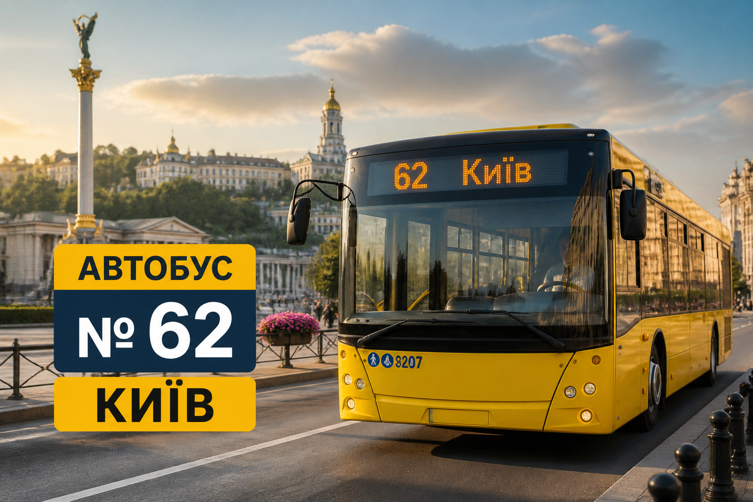Автобус №62 Киев: маршрут, остановки, расписание